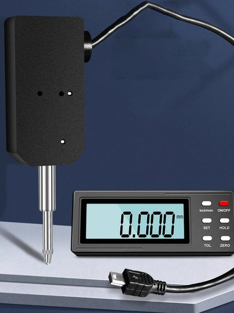 ETOPOO Hochpräzise Digitale Messanzeige Mikrometer in Schwarz für Tiefen- und Höhenmessungen mit einer Genauigkeit von 0,01 mm/0,001 mm - Bild 1