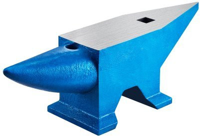 VEVOR Schmiede Amboss aus geschmiedetem Stahl mit rundem und quadratischem Loch, 60 kg - Bild 1