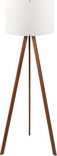 Opviq Stehlampe AYD-1528 in Weiß und Braun mit E27 Fassung, B/H/T: 38 x 140 x 38 cm - Bild 1