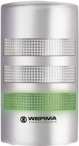 Werma KombiSIGN 71 LED Signalsäule 691.300.55 in Transparent und Silber - Bild 1