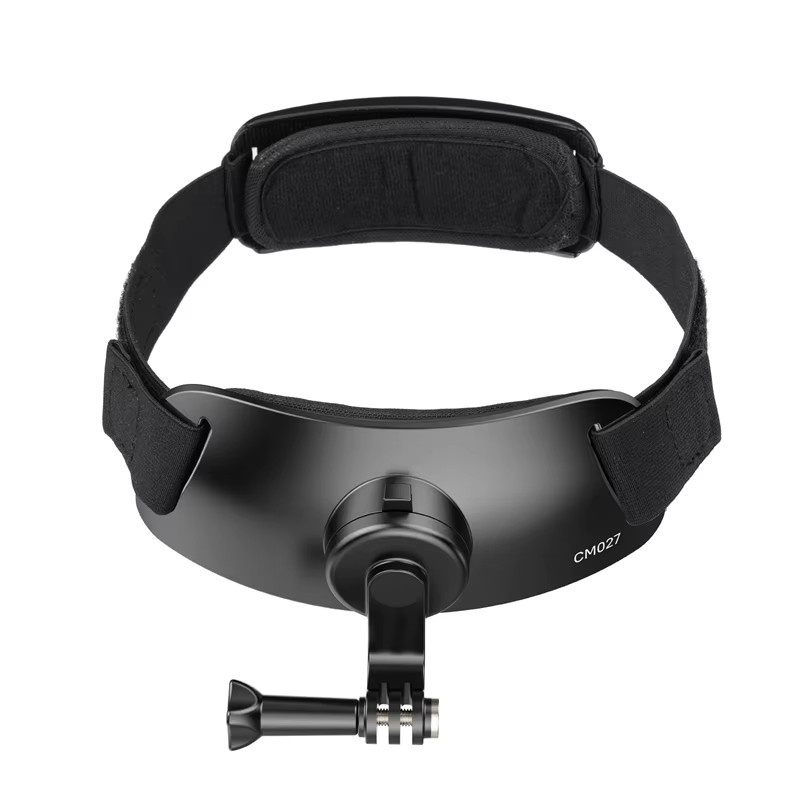 Ulanzi Kopfbandhalterung in Schwarz für Action-Kameras und Smartphones, passend für GoPro 12, 11, 10, 9, 8, 7 für Outdoor-Fotografie und Video-Vlogging - Bild 2