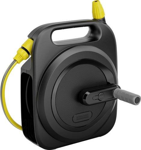 Kärcher HBX 2.10 Compact Schlauchtrommel in Schwarz mit Flow Control und 10m Schlauch - Bild 1