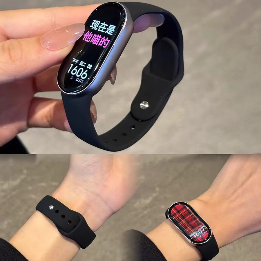 Xiaomi Uhrenarmband Silikon, Schwarz, Unisex - Bild 2