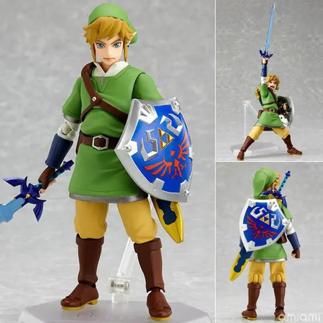 Bandai The Legend of Zelda Link Actionfigur, 14 cm, Kunststoff - Bild 1
