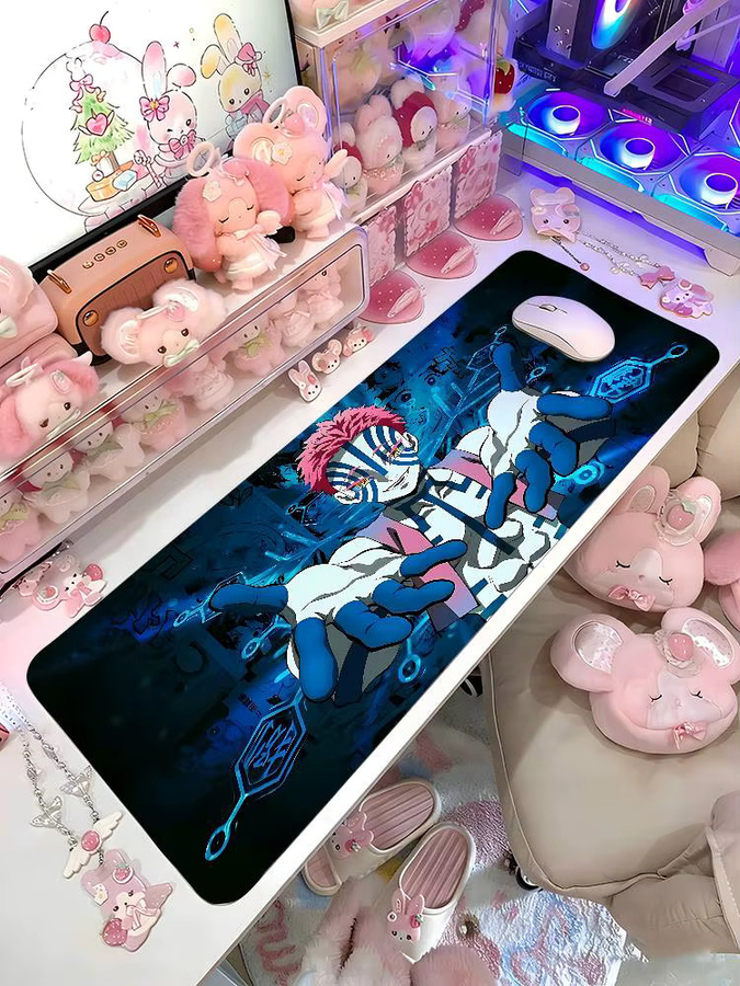 Anime Akaza Mauspad Multicolour Schreibtischunterlage für Laptop und Tastatur - Bild 2