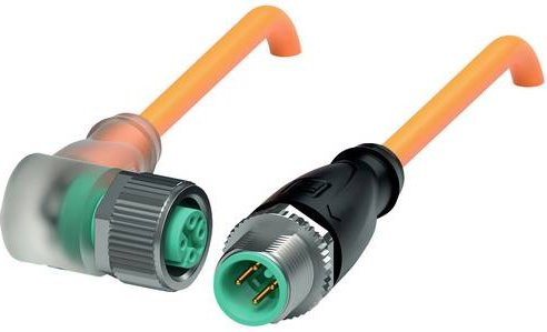 Pepperl+Fuchs 240784-100010 Sensor-Aktor-Steckverbinder konfektioniert in Orange mit 4 Polen und einer Länge von 1,5 m - Bild 1
