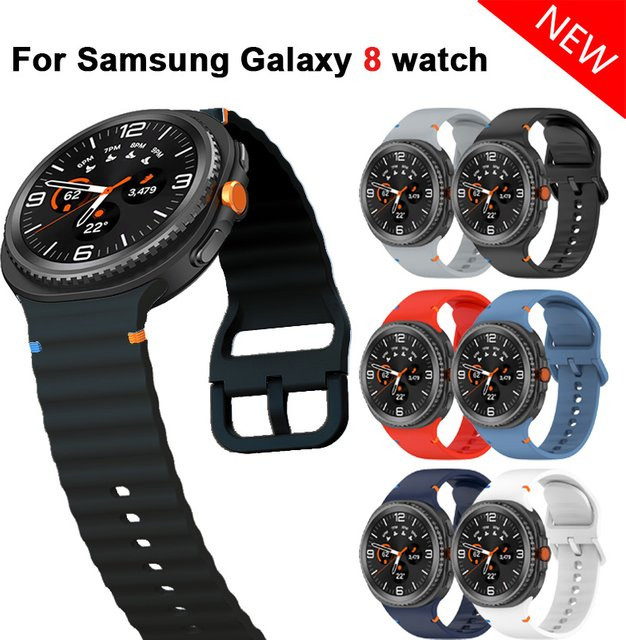 Samsung Uhrenarmband Silikon, Schwarz, Unisex - Bild 1