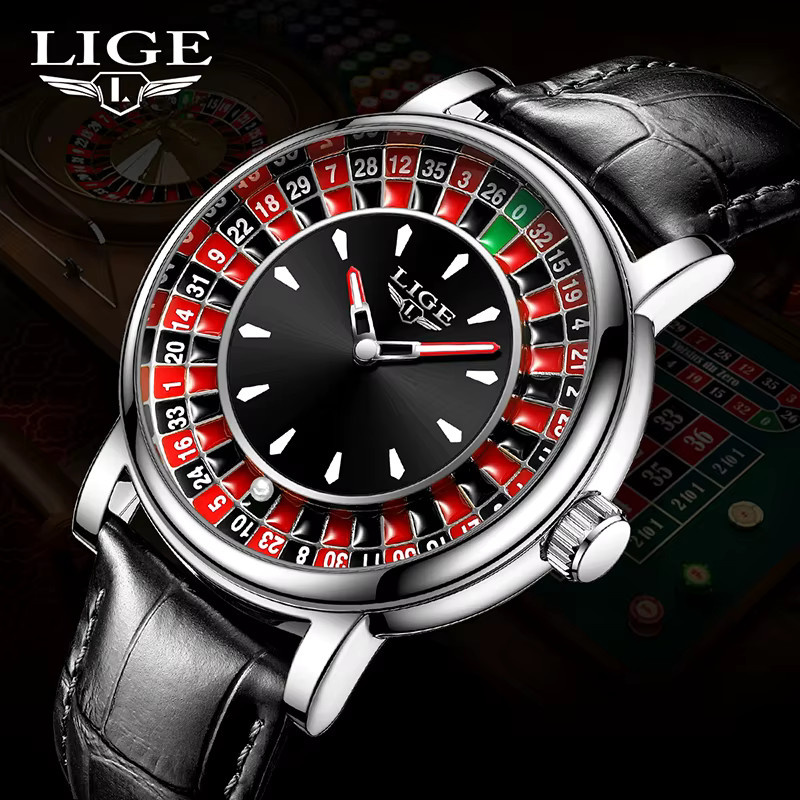 LIGE Herrenuhr, Quarz, wasserdicht, Herren - Bild 2