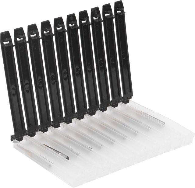 10 Stück Gewindebohrer Koogeelife HSS aus Edelstahl in Schwarz M1.6 x 0.35 - Bild 1