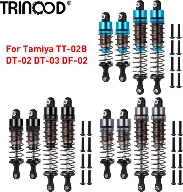 TRINOOD Aluminium Ölgefüllte Stoßdämpfer, 1:10, Schwarz, Metall, Zubehör - Bild 1