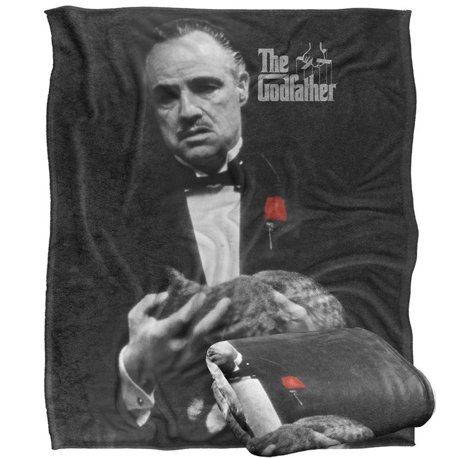 The Godfather Filmplakat Decke in Schwarz, One Size - Bild 5