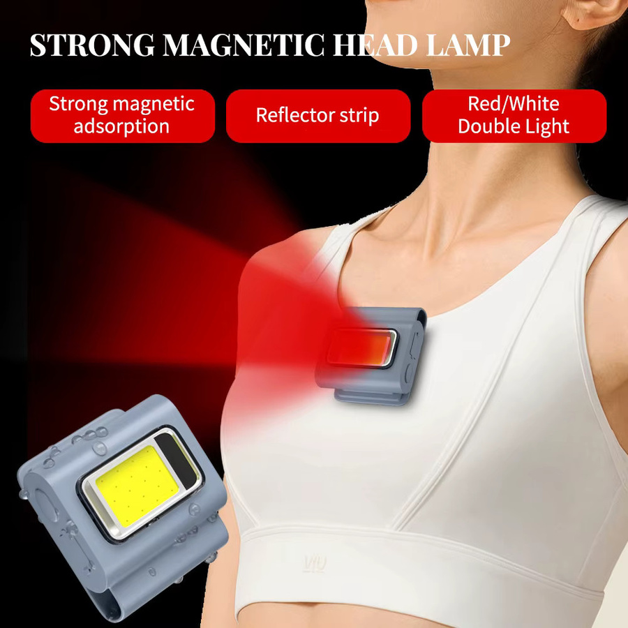 XIWANGFIRE LED-Stirnlampe mit COB-Technologie, wiederaufladbare Touch-Steuerung, magnetische Arbeitslampe für professionelle Reparaturen und Outdoor-Einsätze - Bild 2