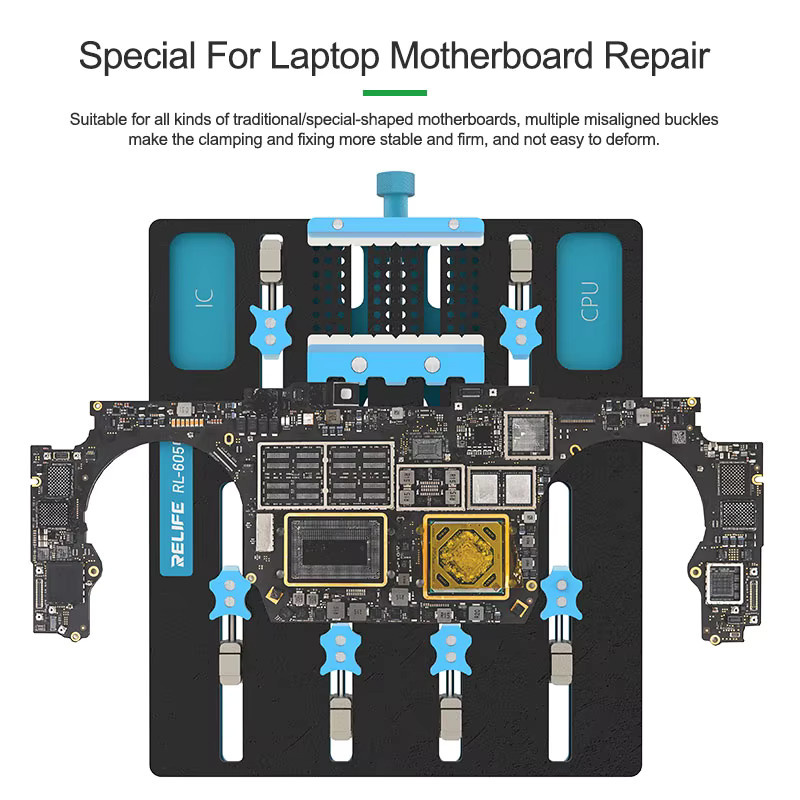 SAYTL Universelle PCB-Lötenhalterung zur verstellbaren Reparatur von Motherboards, CPUs und IC-Chips für Laptop und Handy - Bild 3