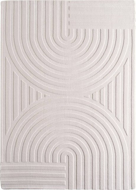 Ayyildiz Teppich POMPEI in Creme im skandinavischen Boho-Stil, pflegeleicht und waschbar, Breite: 80 cm, Länge: 150 cm - Bild 1