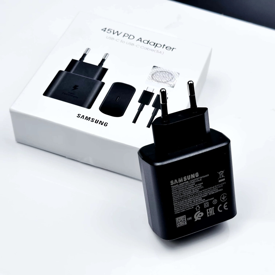 Samsung Original Super Fast Charge Ladegerät 45W USB-C PD Adapter in Schwarz für Galaxy S24 S23 S22 Note20 Ultra, Z Flip und Z Fold - Bild 3