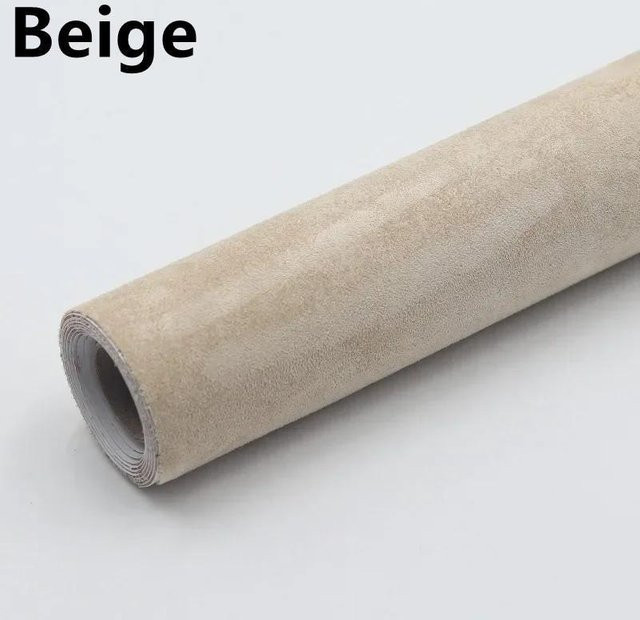 Selbstklebendes Wildledergewebe von Living Mall in Beige, 20 x 30 cm - Bild 1