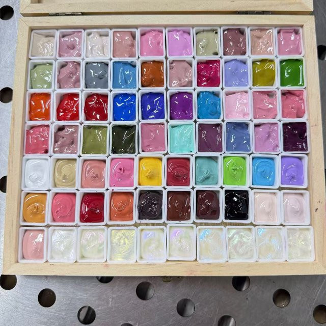 Disaar Nagelgel Maniküre-Kunstpalette, 70 Farben, Damen - Bild 1