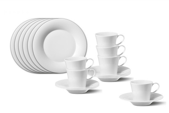 KPM Kaffeeservice Berlin in Weiß - Bild 1