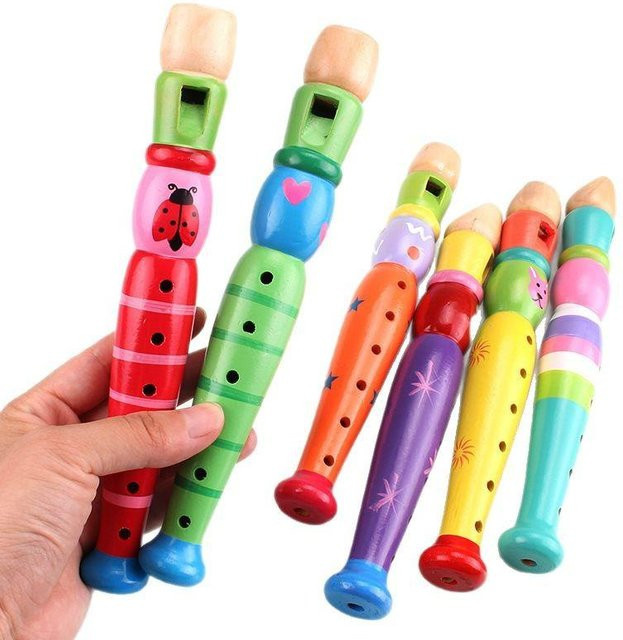 Binchi Bunte Piccolo Holzflöte, Musikinstrument, Bunt / Mehrfarbig, ab 14 Jahre - Bild 1