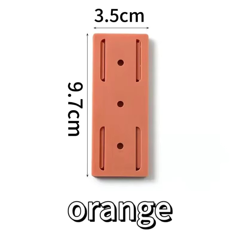 Selbstklebender Kabel-Organizer und Steckdosenleistenhalter aus Kunststoff in Weiß, B/T/H: 30,0 x 9,7 x 3,5 cm - Bild 3