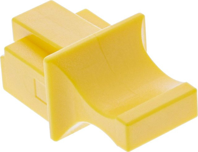 InLine Staubschutz für RJ45 Buchsen, Farbe: Gelb, 100er Pack - Bild 1