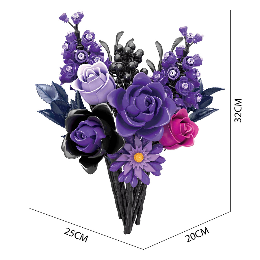 JAKI Blumenstrauß Baukasten, 822 Teile, ab 14 Jahren - Bild 3