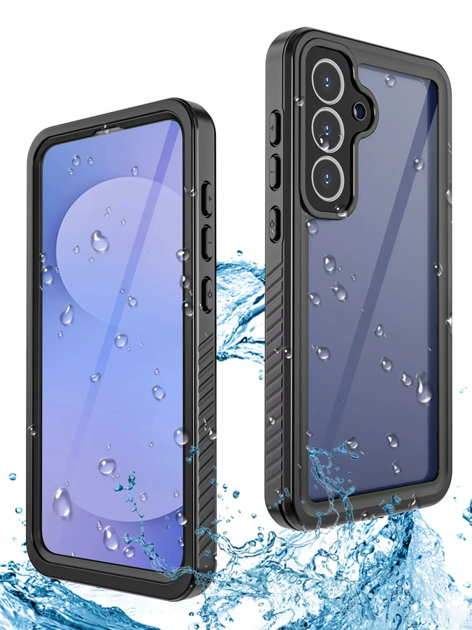 Shellbox Handyhülle aus PC und TPU mit Linsenschutz, IP68 wasserdicht und robust, Farbe: Schwarz, passend für Samsung Galaxy S23, S24, S25, S25 Edge Ultra und S26 Serie - Bild 7