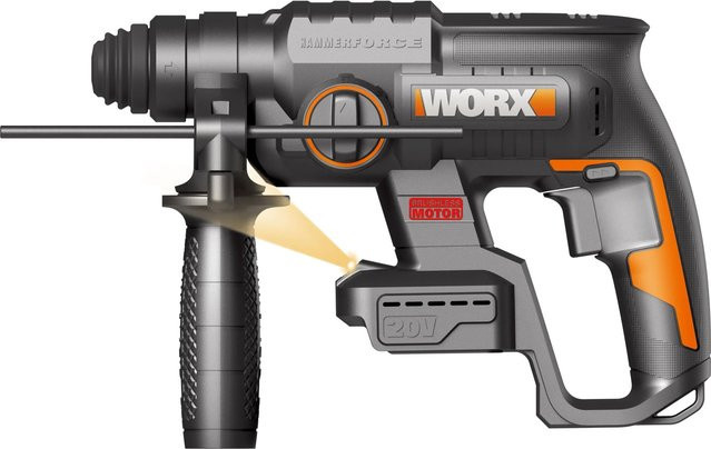 Worx Akku-Bohrhammer SDS+ WX381.9 PowerShare 20 V Solo in Orange - Bild 1