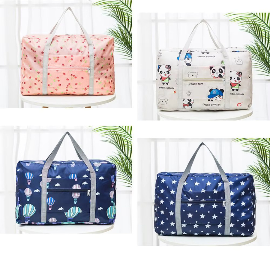 ISKYBOB Faltbare Reisetasche aus wasserdichtem Oxford-Stoff als große Einkaufstasche und Gepäcktasche in Multicolour - Bild 3