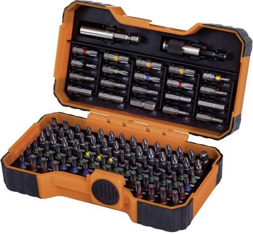 Bahco Bit-Set 59/S100BC aus Edelstahl, 100-teilig, Orange - Bild 1