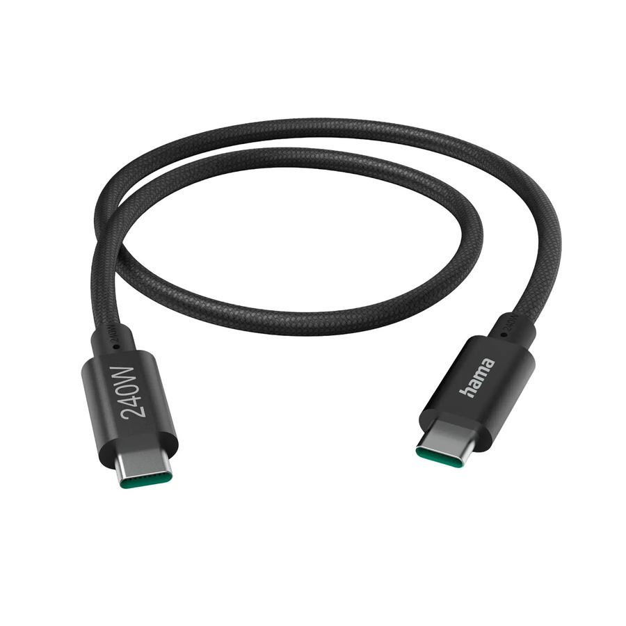 Hama Full-Featured USB-C Kabel USB 3.2 Gen1 240W Schwarz 1,5 m - Bild 2