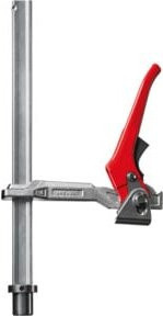 Bessey Spannelement TW28-30-12H mit Hebelgriff in Rot, Spannweite: 300 mm, Ausladung: 120 mm - Bild 1