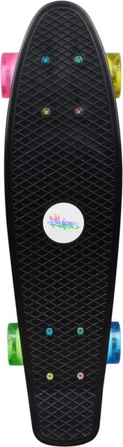 Muuwmi Skateboard Fun Neon LED-Leuchtrollen Deck Rutschfest mit ABEC5 PU-Rollen - Bild 1