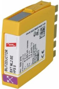 DEHN Kombi-Ableiter-Modul Blitzductor XT BXT ML2 BE HFS 5 in Gelb - Bild 1