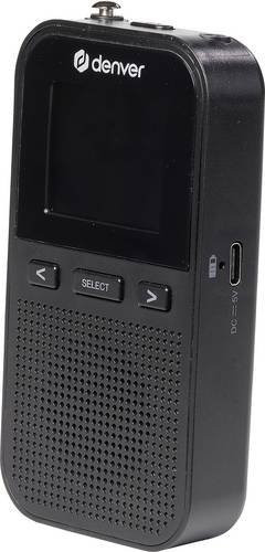Denver DAH-126MK2 Taschenradio DAB/UKW in Schwarz mit 3,5 mm Jack Anschluss - Bild 1
