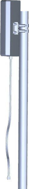ALLNET ALL19103 MIMO Richtantenne mit SMA-Stecker, Frequenzband 0.698-0.96/1.71-2.7 GHz, Grau, Breite: 20,7 cm, Tiefe: 17,7 cm - Bild 1