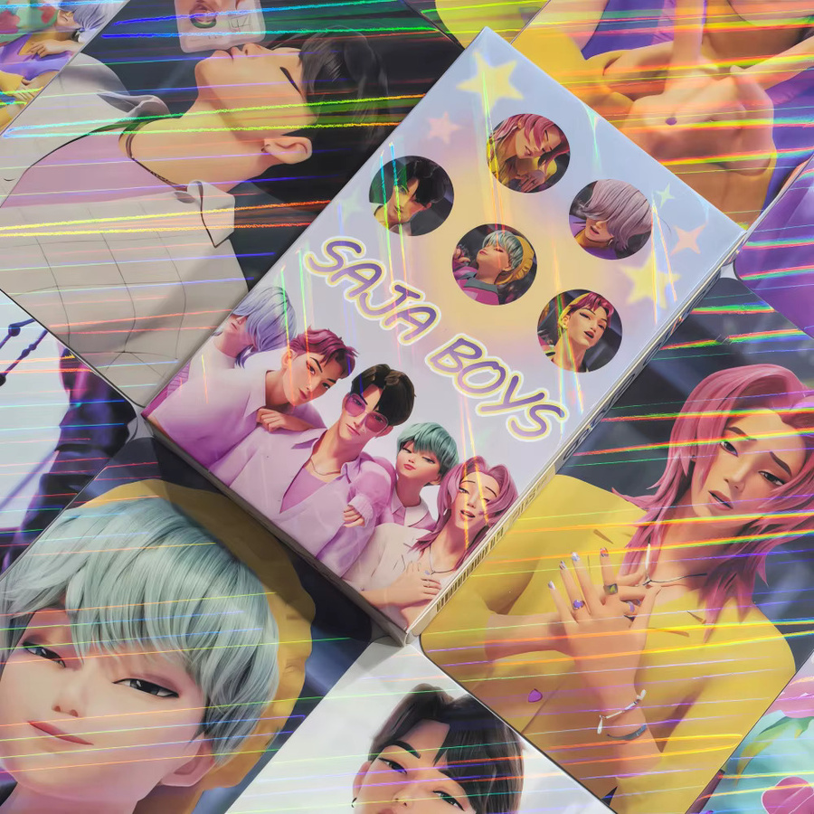 Bandai LOMO-Kleinkarten, Girl-Group-Cartoon-Serie, Pappe / Karton, Bunt / Mehrfarbig, Unisex - Bild 4