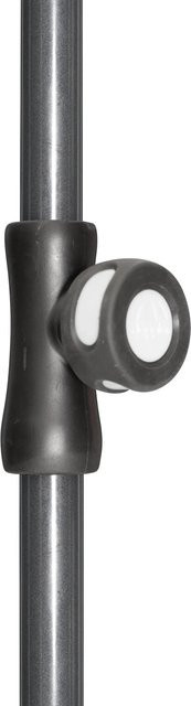 Doppler Mittelmastschirm Unterrohr in Anthrazit für 22/25 mm - Bild 1