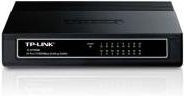 TP-Link TL-SF1016D Netzwerk Switch mit 16 Ethernet/LAN Anschlüssen, 100 Mbit/s, Schwarz - Bild 2