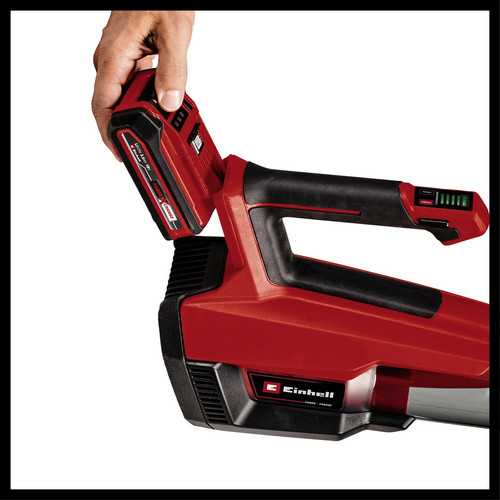 Einhell Professional Akku-Laubbläser GP-LB 18/200 Li GK Solo Power X-Change in Rot/Schwarz mit 200 km/h Blasgeschwindigkeit - Bild 4