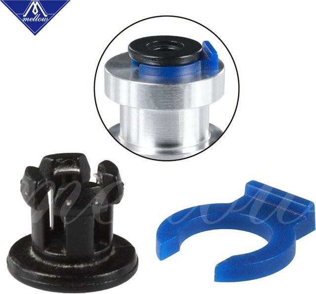 Mellow 4mm Bowden-Kupplung und Schlauchklemme für Metall-V6-Kühlkörper und DDG V6 Hotend Heizblöcke - Bild 1