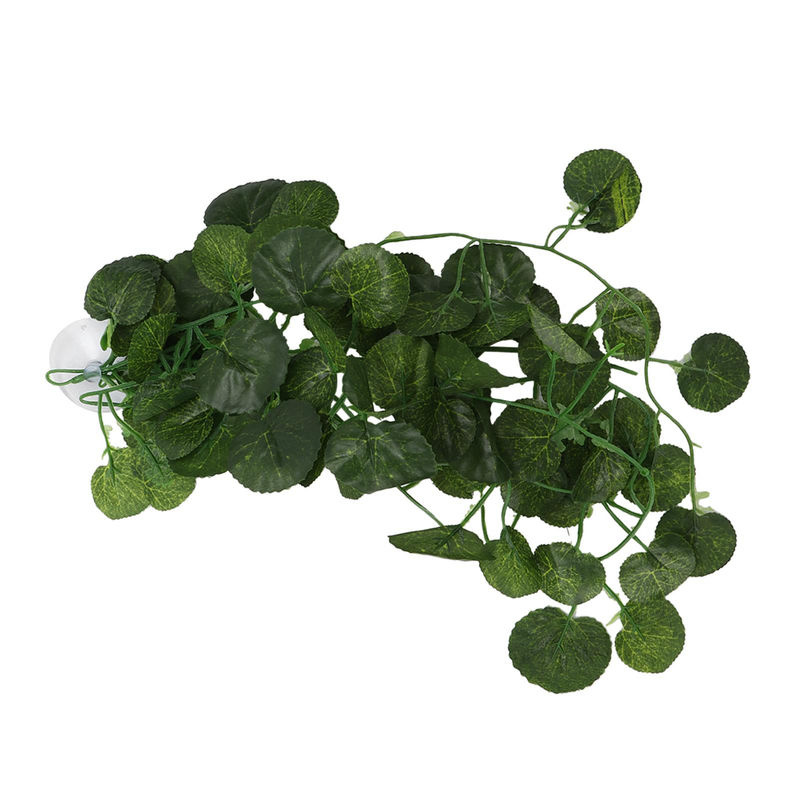 Tooarts Künstliche Rankenpflanze Grün als hängende Dekoration für Reptilien-Terrarien und Regenwald-Boxen - Bild 2