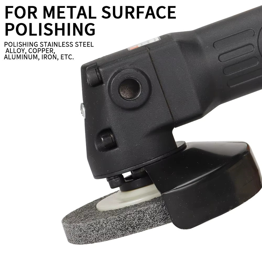 NuoDunco Nylon Faser Polierrad Schleifscheibe für Winkelschleifer zur Metall- und Holzbearbeitung, Grau - Bild 3