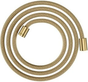 Hansgrohe Textilbrauseschlauch 2000 in Gold Optik mit Anti-Kink und Anti-Twist Funktion - Bild 1
