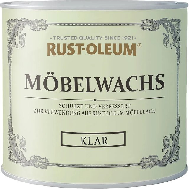Rust-Oleum Möbelwachs Farblos für Innen mit Glanz, wasserabweisend und schnelltrocknend, 125 ml - Bild 1