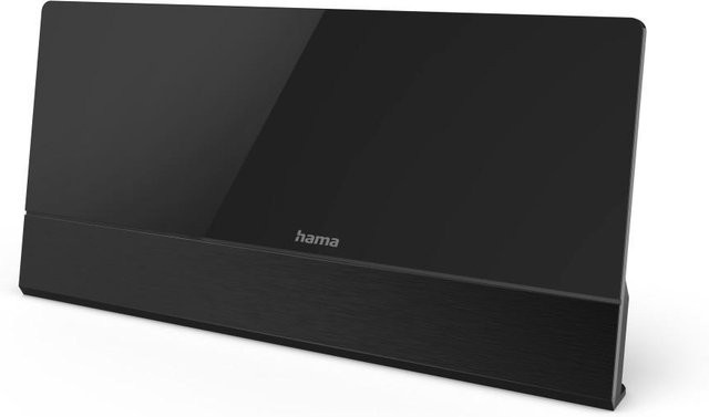 Hama Zimmerantenne Premium DVB-T2 aktiv mit automatischer Verstärkung in Schwarz - Bild 1