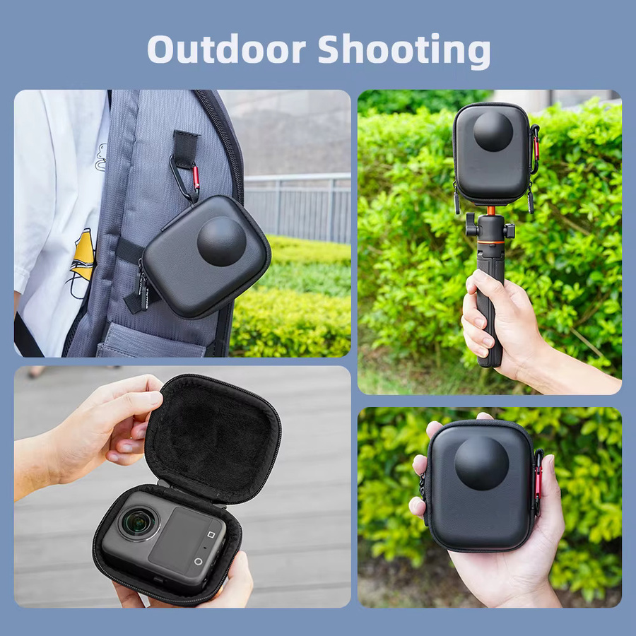 Flymile Osmo 360 Tragetasche in Schwarz als Schutzhülle und Aufbewahrungstasche für DJI Osmo 360 Zubehör - Bild 3