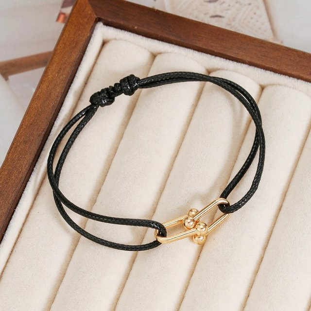 FashionFlair Partnerarmband, Kunstleder, Schwarz, Unisex - Bild 1