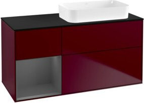V&B Waschtischunterschrank Finion in Anthrazit Matt, B/T: 120 x 60 cm - Bild 1