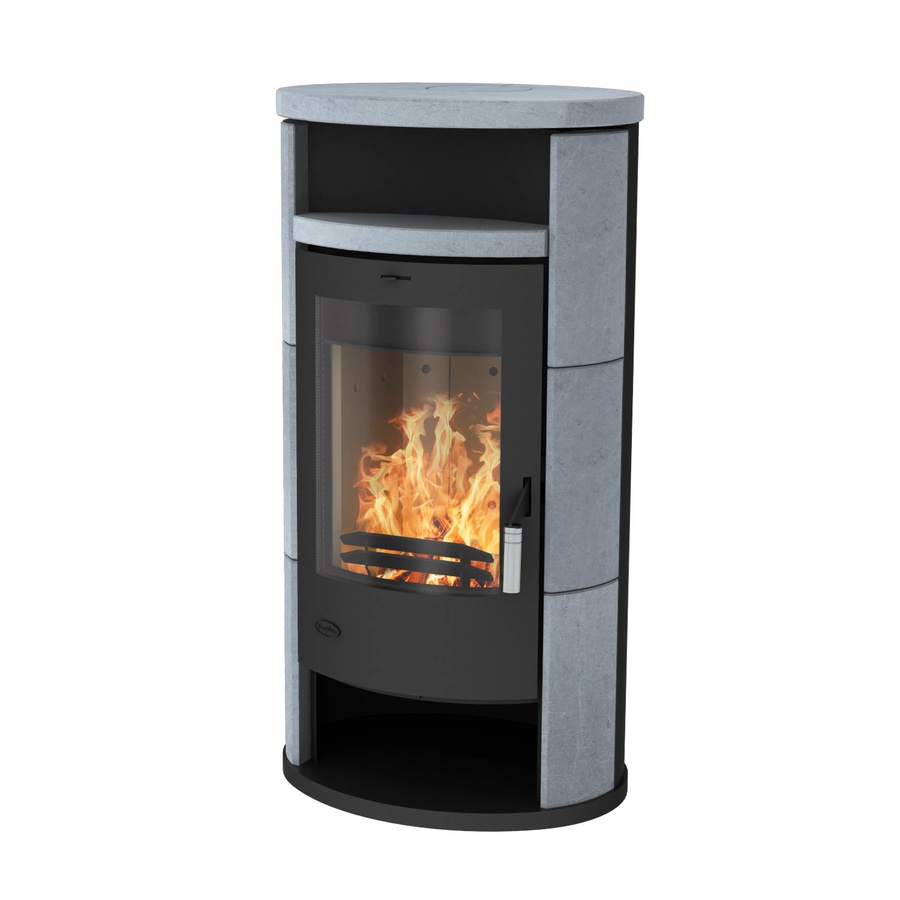 Fireplace Kaminofen Alicante Speckstein Schwarz 8,3 kW - Bild 2